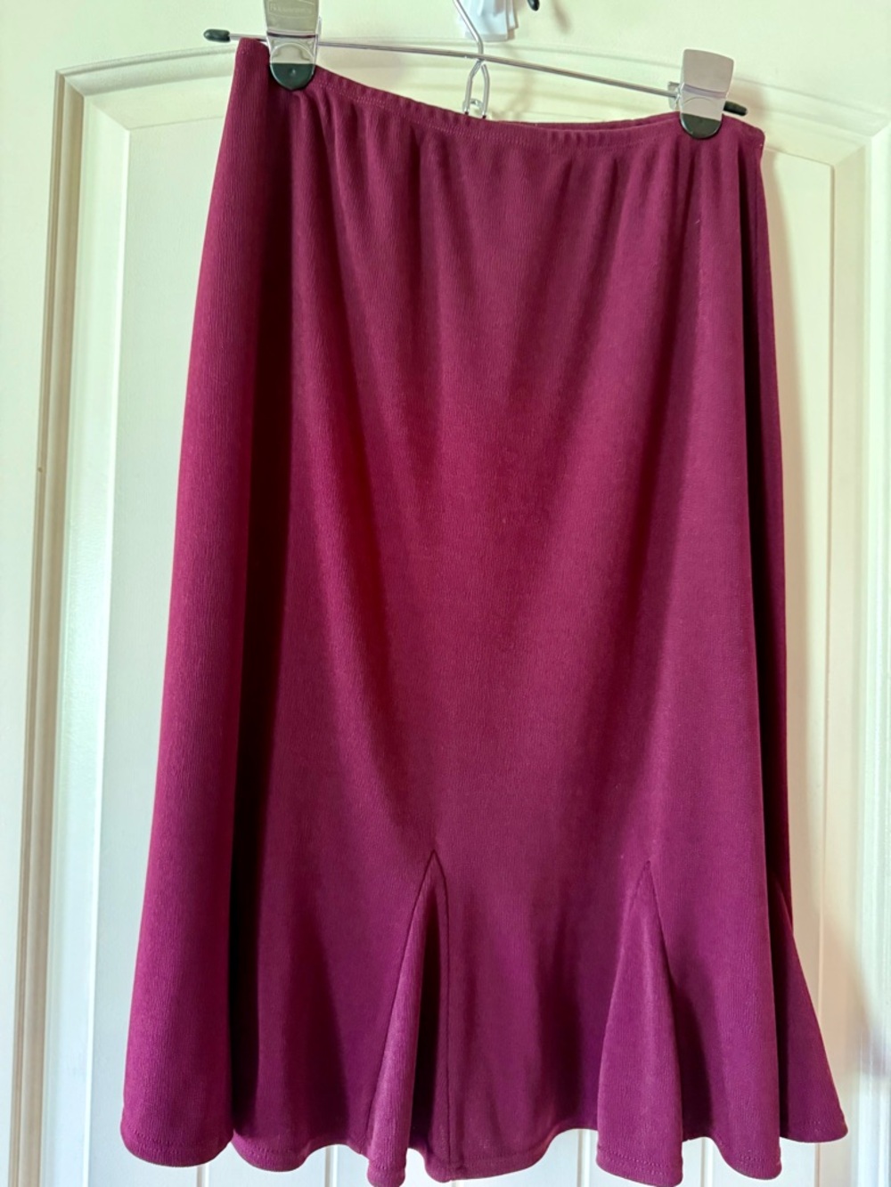 Choices Raspberry A-Line Skirt - Picture 1 of 3
